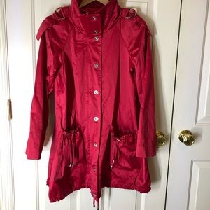 EUC Magenta bebe Utility Style Jacket